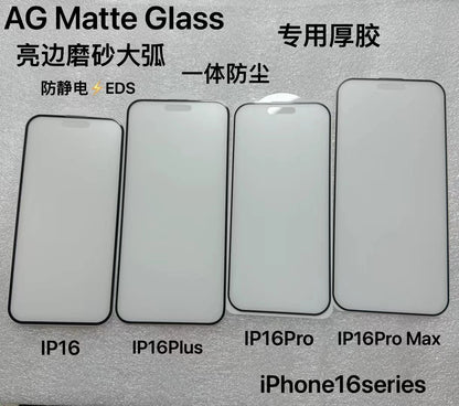 1-3Pcs Anti Fingerprint Frosted Matte Screen Protector for iPhone X XS 11 12 13 Mini 14 15 16 17 Air Pro Max Plus Tempered Glass