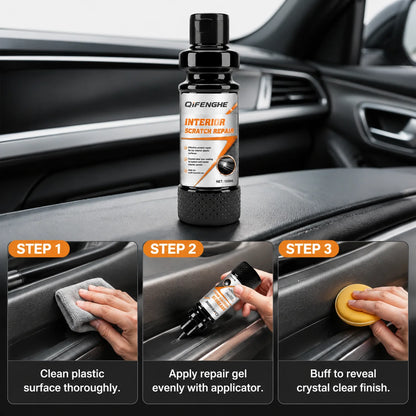 Automotive Interior Renew Liquid Fix Minor Plastic Scuffs Lay Protective Layer Bring Showroom Bright Finish to Car Cabin Parts