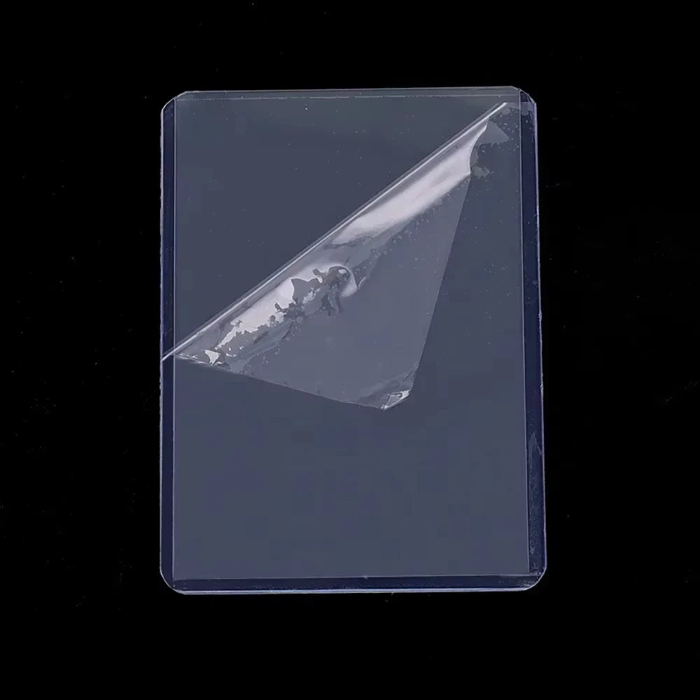1/25/50Pcs Transparent Korean Kpop Card Sleeve with Protective Film Clear Card Holder Idol Photo Game Card Holders Cover 35PT