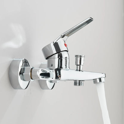 Black Bathroom Shower Faucet Set Bathtub Tap Wall Mounted Hot Cold Mixer Crane Shower Systems With ABS Handheld Shower