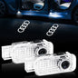 2PCS Car Door LED Light Logo Laser Projector Welcome Light For Audi sline TT Q2 Q3 Q5 Q7 Q8 A3 A4 A5 A6 A7 R8 B5 B6 B7 B8 C5 C6