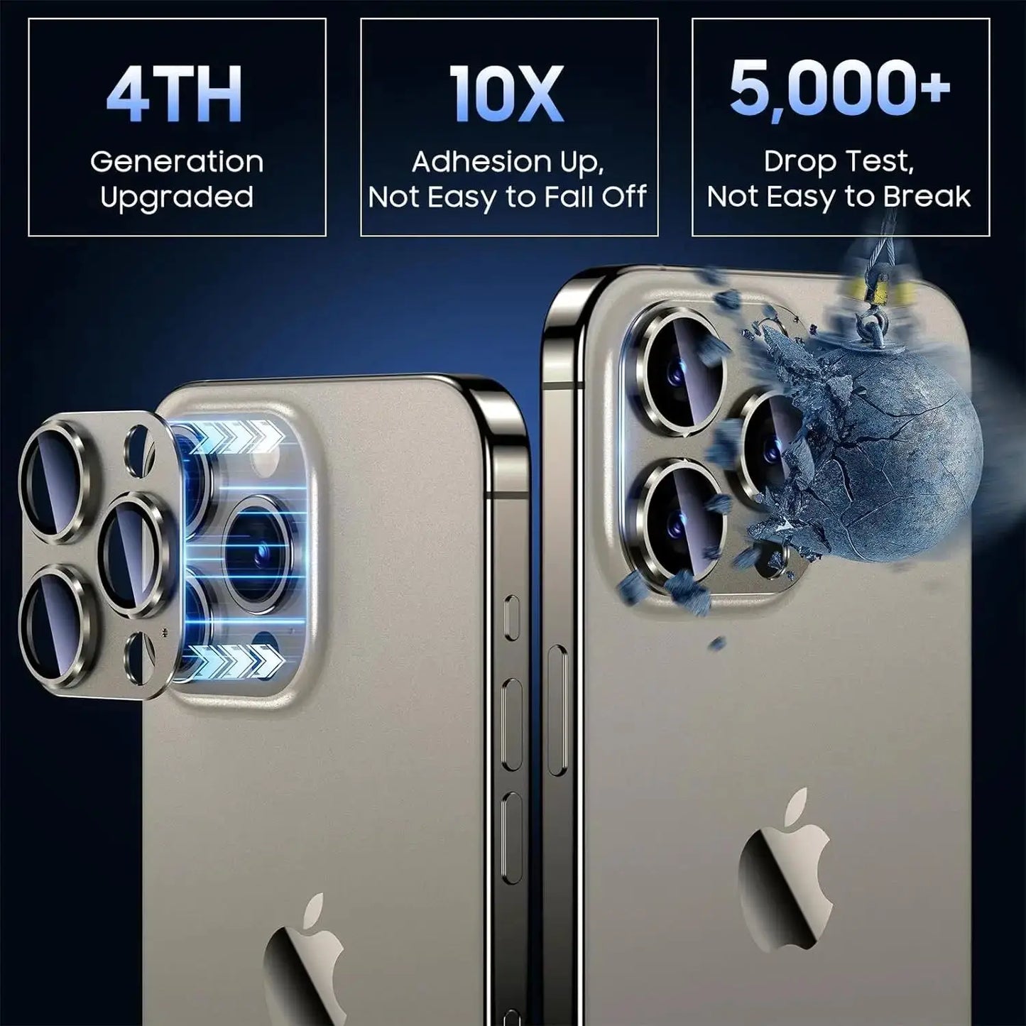Metal Camera Lens Protector For iPhone 15 14 Pro Max Plus Camera Protector For iPhone 16 Pro Max Plus Rear Lens Screen Protector