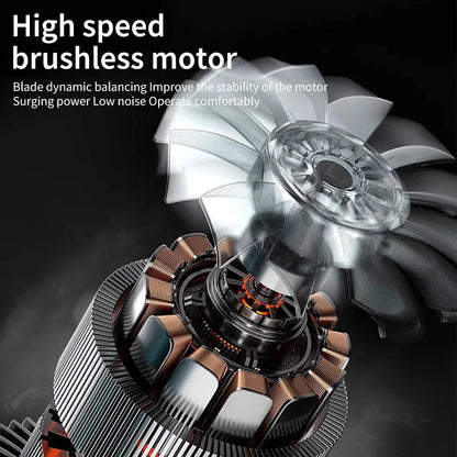Mamidw 30000RPM Cordless Blower Electric Turbine Household Dust Collector Portable Rechargeable Dust Removal For Makita 18v Battery