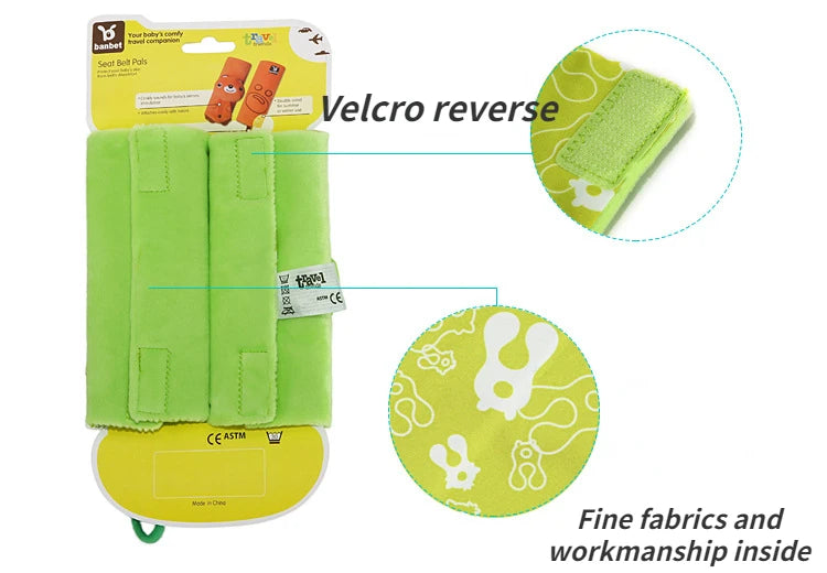 Baby Stroller Seat Belt  Cover Baby Car Seat Belt Cushions Pads Pram Accessories Baby Neck Pad Protector