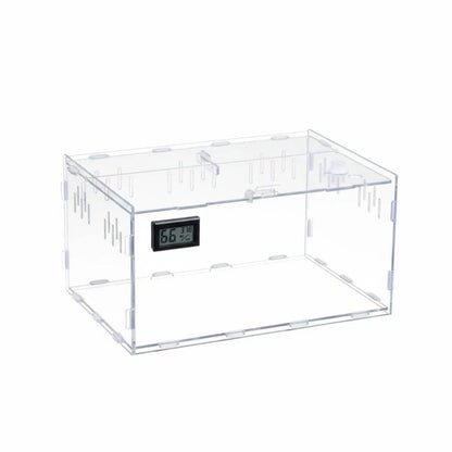 Transparent reptile enclosure, Tall, transparent, clear reptile habitat,