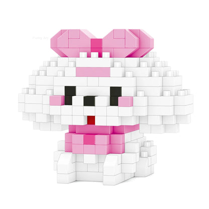 Insect Micro Animals Pet Cats Dog Building Blocks 3D Diamond Model BEE Snail Brick City Construction Toy for Children Kid Gift