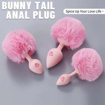 Cat Paw Anal Plug Adult Couple Games Butt Plug Erotic Product Penetration Anal Toy with Hairball Fox Tail Sex Toys for Men Women