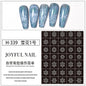 Hollow Nail Art Stickers Spray Painted Design Love Butterfly French Pattern Nail Accessories Decorative Decals