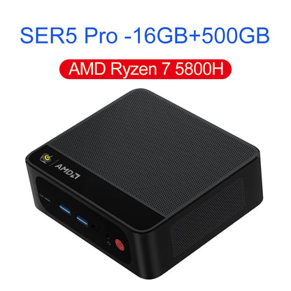Beelink SER5 Max AMD Ryzen7 7735HS SER3 R3 3200U R5 5500U 5625U DDR4 16G RAM 500G Mini PC Support WiFi6 Type-C Desktop Computer