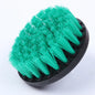 4'' Blue Electric Scrubber Brush Drill Brush Kit Plastic Cleaning Brush Tool for Car Tires Nylon Brushes Car Detailing