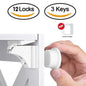 Magnetic Children's Lock for Extra Cabinet Door Safety: A Must-Have for Parents  Drawer Lock  Baby Protection  Baby Safety Lock