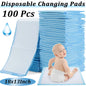 20-100Pcs Disposable Changing Pad High Absorbent Diaper Changing Pads Waterproof Leak Proof Baby Disposable Underpads for Baby