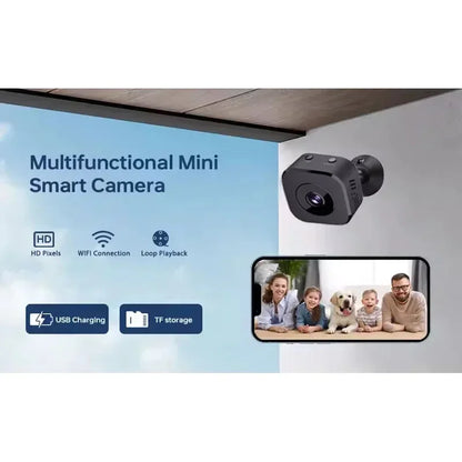 New Mini 6K WiFi Security Camera Full HD Surveillance Cam Two-way Audio Motion Detection Infrared Night Vision Home Monitor