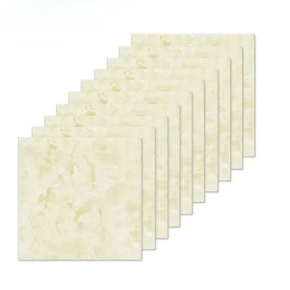 10PCS Waterproof 3D Ceramic Tile Sticker Imitation Marble Self Adhesive Wall Floor Sheet for Home Renovation Decoration Use