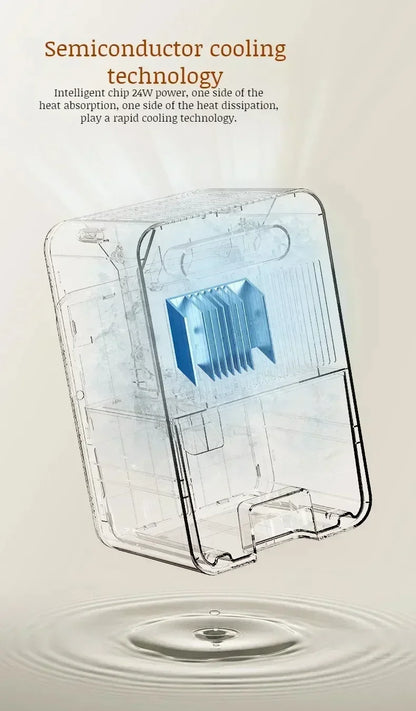Intelligent Portable Dehumidifier with Deodorizing, Moisture Absorbing Mold Eliminator for Bedroom Office Dampness Control