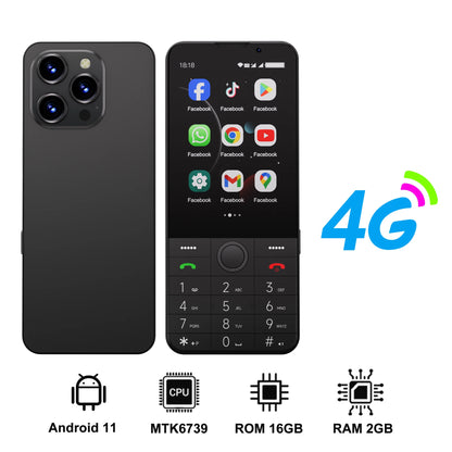 SERVO F26 PRO 3.5-inch Touch Screen Button Smartphone 4G LTE Dual SIM Android 11.0 2GB+16GB Play Store GPS Quick Dialing FM Flashlight Type-C Smart Phones