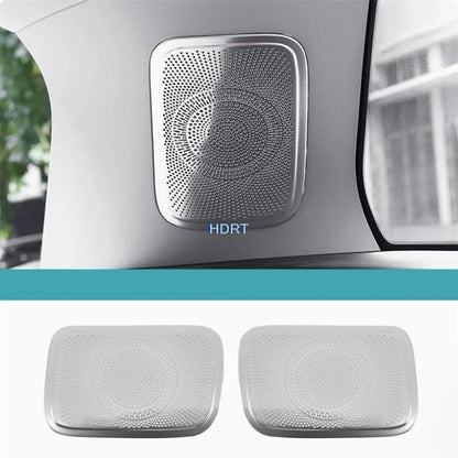Car Styling Instrument Outlet Horn Hood Air Intake Mask Audio Trim For Leapmotor C10 2024 + Rear Trunk Speaker Cover Accessories