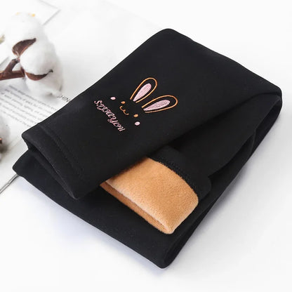 Autumn Winter Children Girl's Legging Thicken Warm Kids Girl Warm Plush Legging Trousers Elastic Waist Leggings Kids Pants