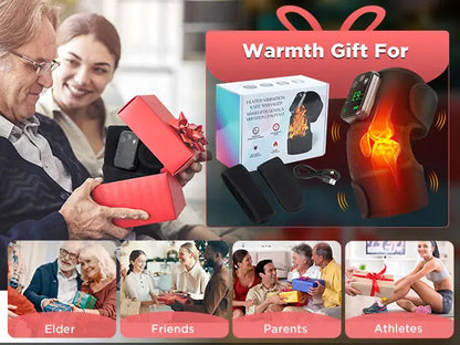 Electric Shoulder Heating Pad 3-Speed Vibration Muscle Relax Belt Thermal Massager Shoulder Neck Health Care Support Brace