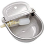 Stainless Steel Cow Water Bowls Automatic Drinking Bowls with Float Bowl Water Outlet for Dog Cattle Sheep Drinker Farm Supplies