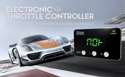 9 Drive 9-Mode Throttle Controller Racing Accelerator Potent Booster Tuning Parts Accessory for Jeep Wrangler JK 2007-2018 (Gree