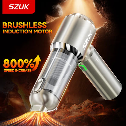 SZUK Mini Car Vacuum Cleaner 985000PA Powerful Portable Wireless Vacuum Cleaner Cleaning Machine Handheld Vacuum Cleaner for Car