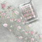 1Pc 100cm Flower Nail Foils for Transfer Paper Floral Stickers Rose Nails Wraps Tulip Nail Art Decorations