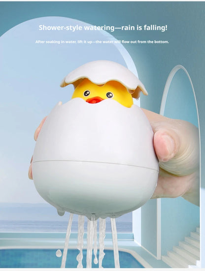 Baby Bathing Toy Kids Cute Duck Penguin Dinosaur Egg Water Spray Sprinkler Bathroom Sprinkling Shower Swimming Water Toys Gifts