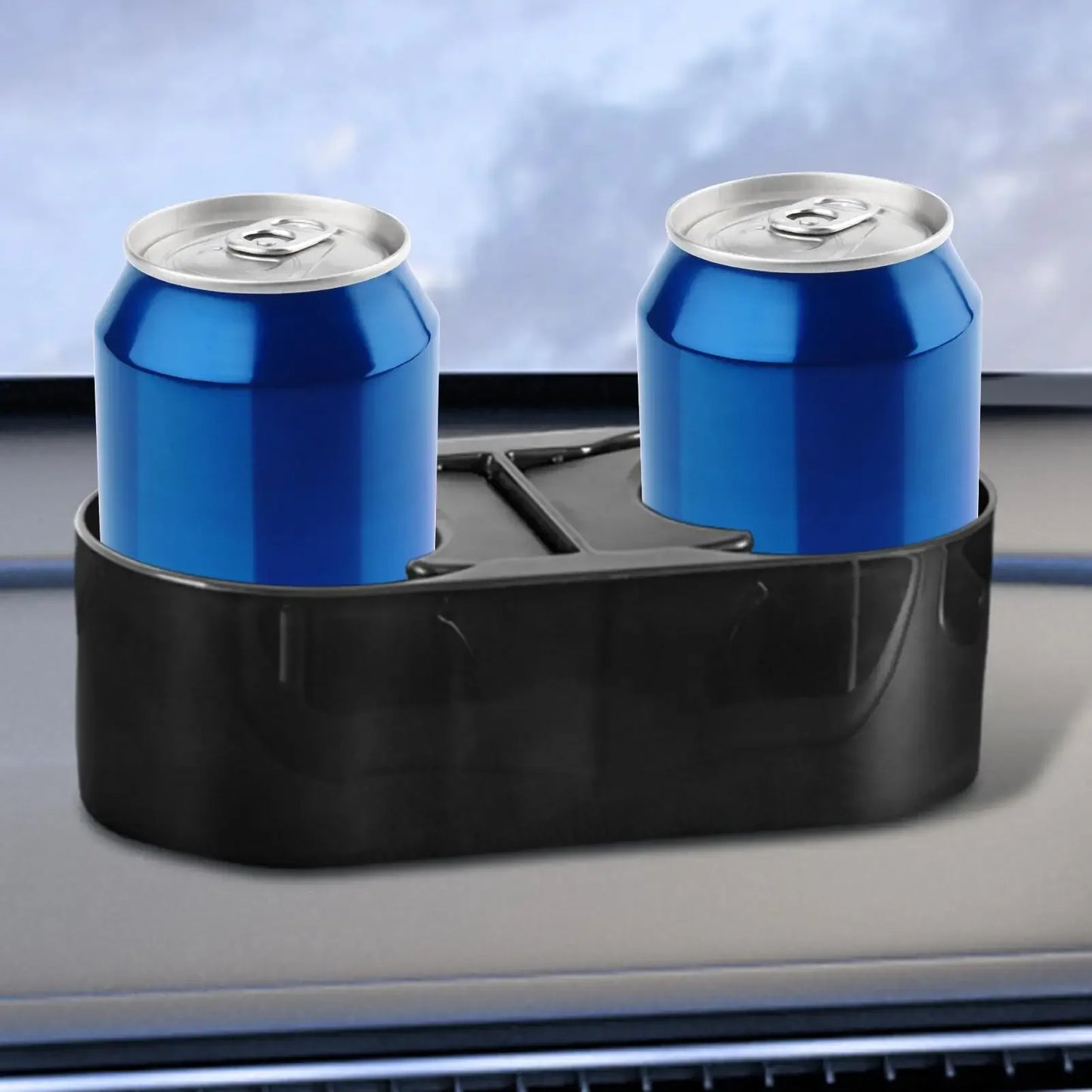 Automotive Cup Holders Double Vehicle Cup Holder Console Organizer Automotive Fixed Beverage Bracket for Golf Cart Trip Daily