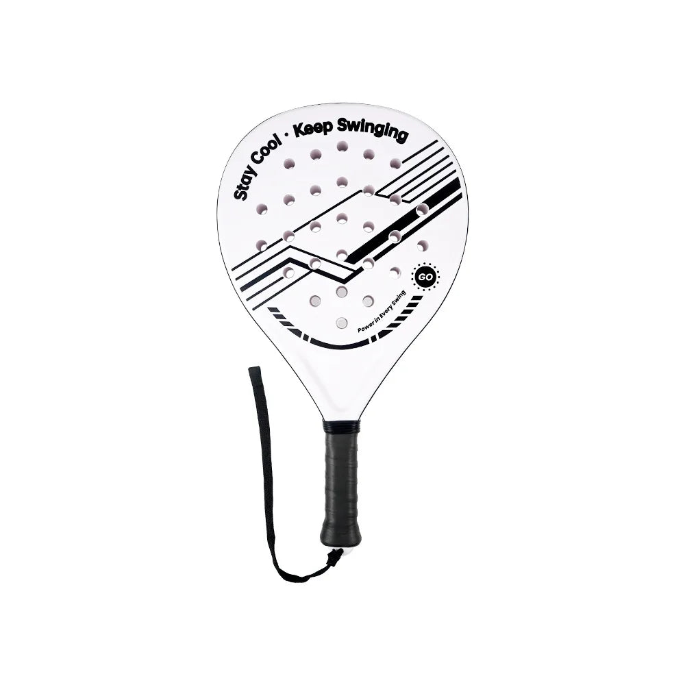 ABS Durable Anti-Vibration Plastic Grip Padel Tennis Racket, Bud get-Friendly for Beginners & Intermediates beach tennis beach