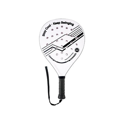 ABS Durable Anti-Vibration Plastic Grip Padel Tennis Racket, Bud get-Friendly for Beginners & Intermediates beach tennis beach