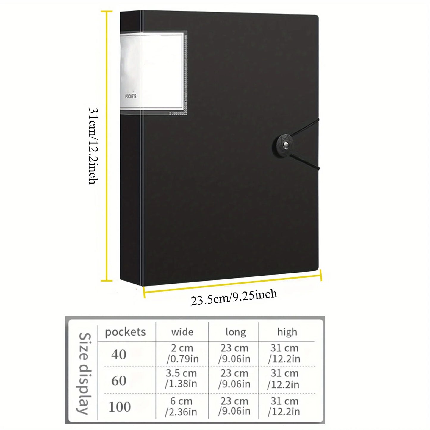30/40/60/100 Page Display, Document Organizer for Designers, Architects,and Students,Document Organization ,Portfolio Binder