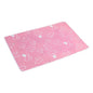 80x120cm cartoon heart, urine separator pad, waterproof, washable, replaceable, night and menstrual protection for baby care