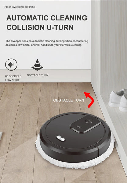 Smart Robot Vacuum Cleaner Multifunction Home Cleaning Sweeping Machine Rechargeable Wireless Smart Floor Machine Office Clean