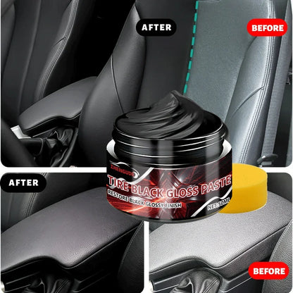 Car Interior Scratch Repair Cream Interior & Exterior Plastic Polishing Wax Black Interior And Dashboard Plastic Surface Repair