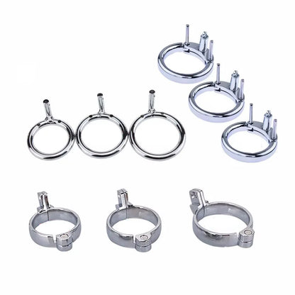Cock Cage Ring Part Penis Lock Ring Male Chastity Device Part Ring CB6000 3 sizes for choice Drop Shipping