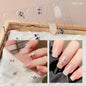 1PC Gel Nail Sticker Patch Slider Flower Gradient Color Back Glue Full Cover Waterproof Gel Nail Sticker UV Lamp Curing Manicur