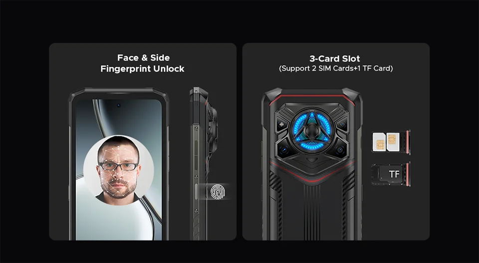 Global Version DOOGEE Blade20 Play 5G Rugged Phone 6.6'' Gemini Al 125dB Speaker 10300mAh Battery NFC Android 15 Mobile Phone