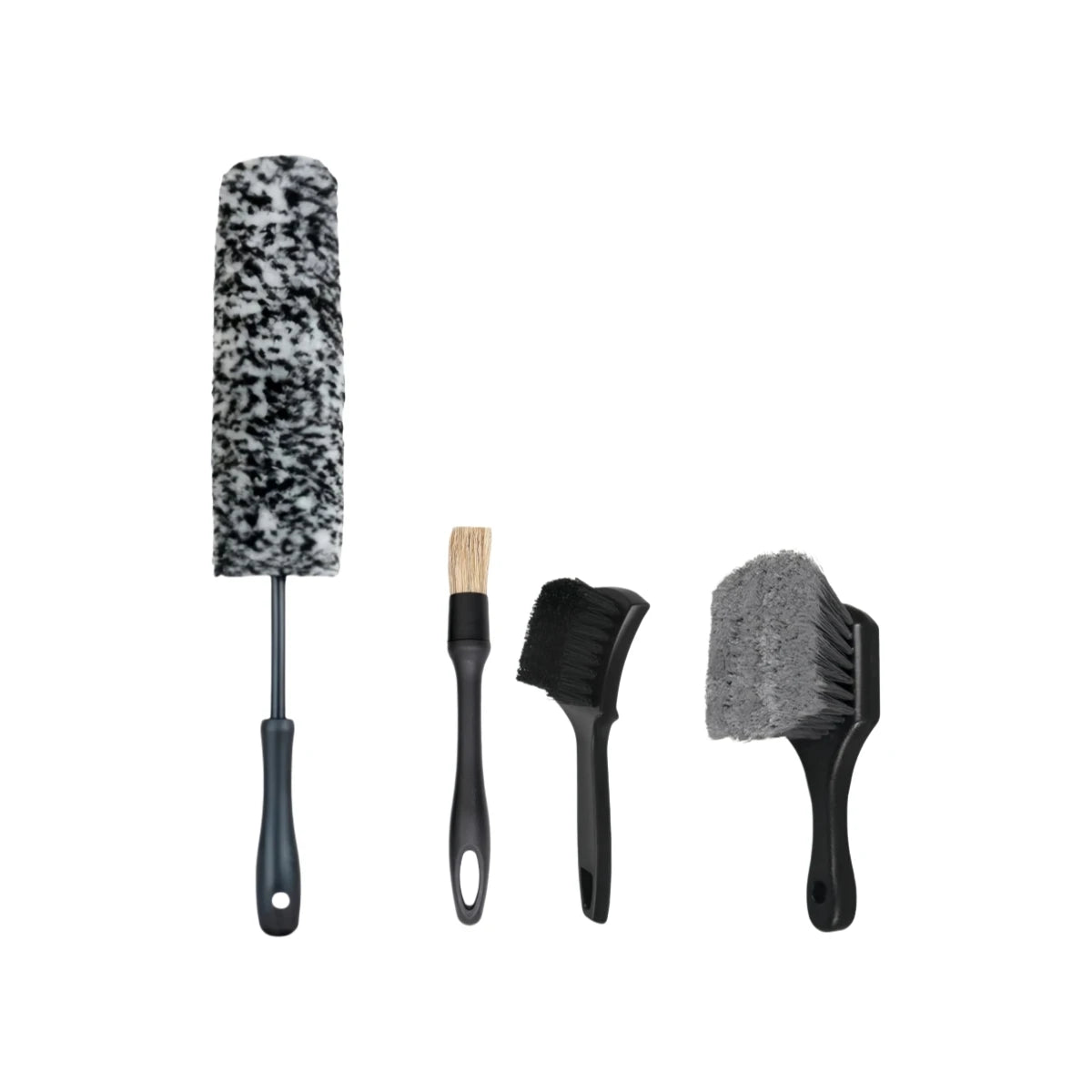 Auto Wheel Rim Brush Soft Bristle Long Car Tire Detailing Washing Tool for Exhaust Tips Engine Vehicle Motorcycle Truck SUV RV