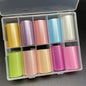 10 Patterns New Metal Nail Foils for Transfer Paper Stickers Floral Chameleon Nails Wraps DIY Water Marble Nail Art Decorations