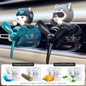 Rotating propeller pilot bear dog car air fresheners accessories decorations fun vent clip perfume diffuser aroma fragrance men