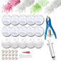 DIY Clear Stress Balls Making Kit Sensory Balls DIY Craft Set with Tool for Adults Office Anxiety Handmade Fidget Toys