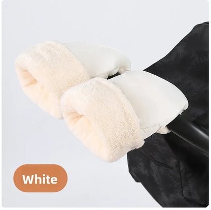 Stroller Gloves 1 Pair Winter Windproof Warm Simple Style Universal Prams Gloves Waterproof Baby Stroller Accessories