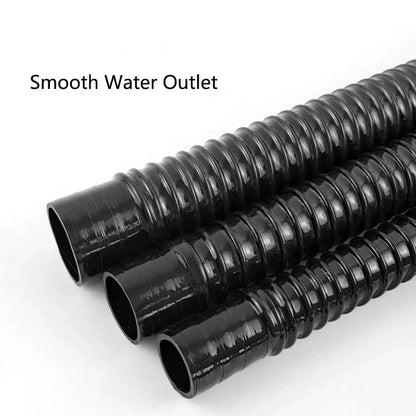Black 20mm/25mm Aquarium Water Tube Oxygen Pump Water Pump Hose Air Bubble Stone Aquarium Fish Tank Pond Pump Tube 50cm