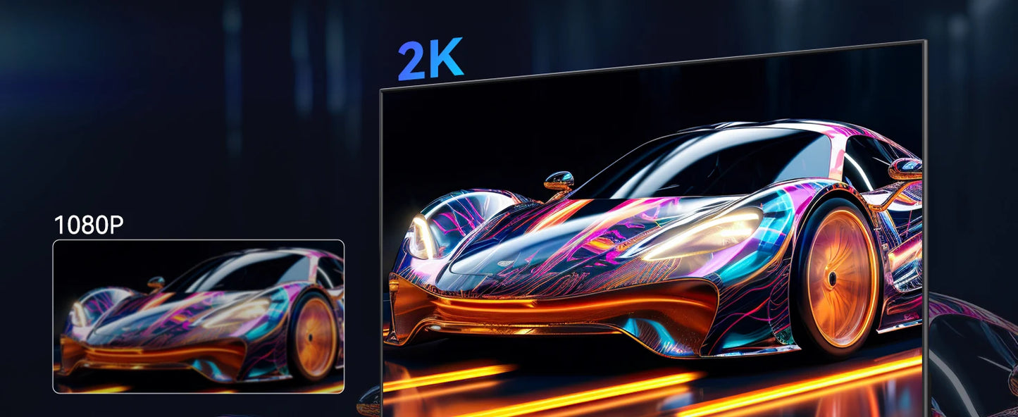 UPERFECT 2K 144Hz Gaming Monitor 16' Portable Display 100%sRGB W/HDMI USB C Screen For PS5 Steam Deck Switch XBOX Laptop PC