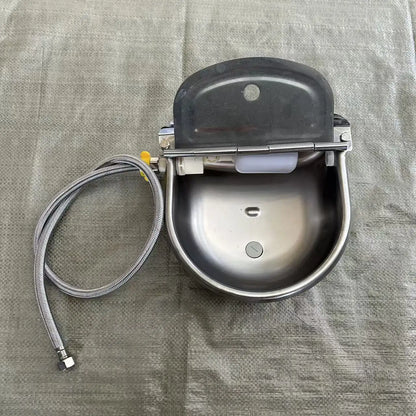 Stainless Steel Automatic Water Dispenser for Dogs - Farm Livestock Cattle Horse Goat Sheep Drinking Bowl