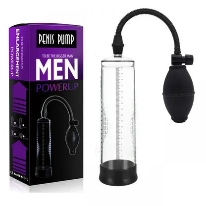 Penis Pump Sex Toys for Men Male Masturbator Penis Extender Vacuum Pump Penis Enlargement Enhancer Dick Trainer Massager Ring