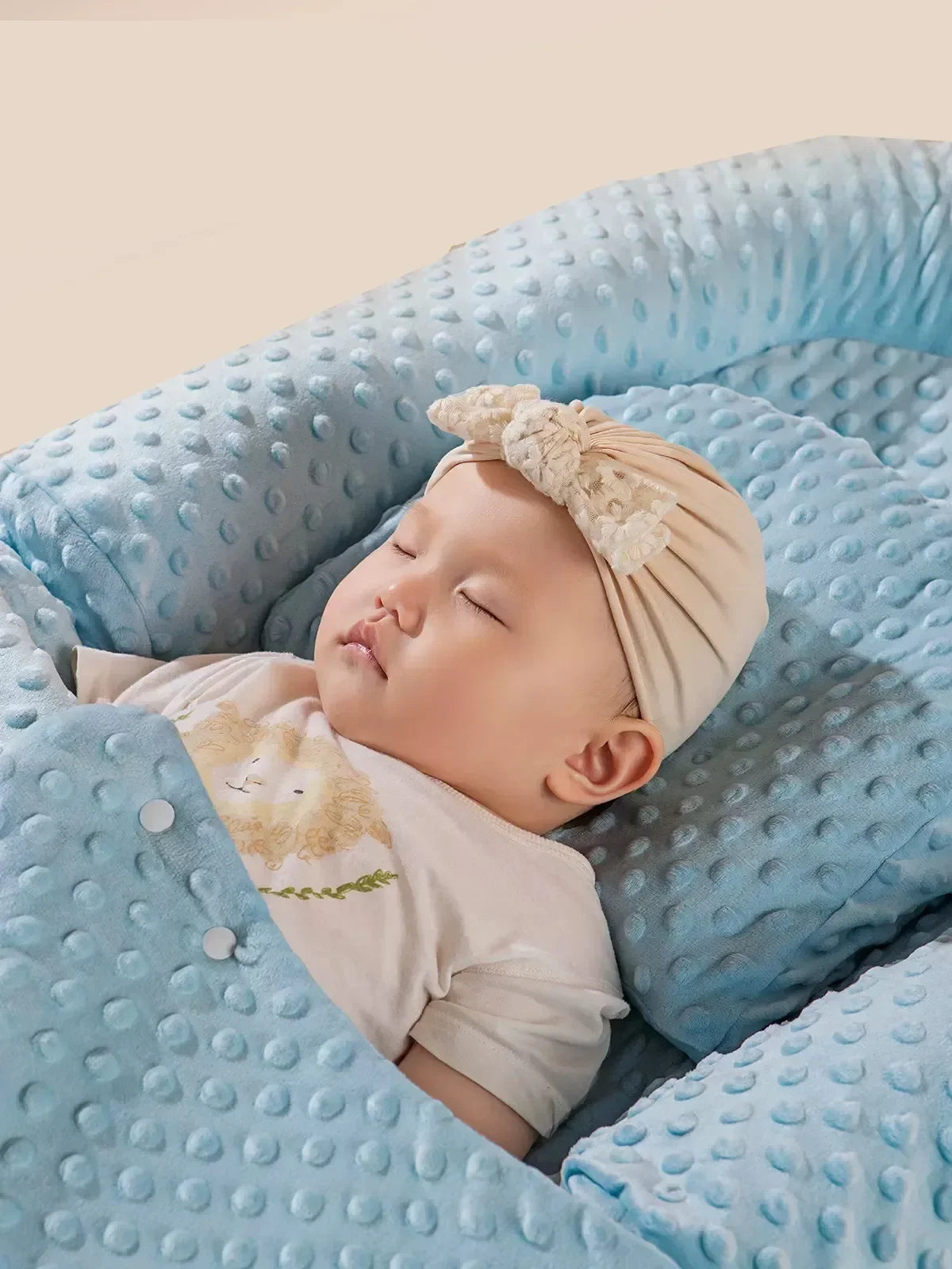 Baby Pillows 0-12 Month Newborn Baby Crib Portable Slope Pads Sleeping Pillow for Baby Infant Anti Spitting Milk Feeding Bed