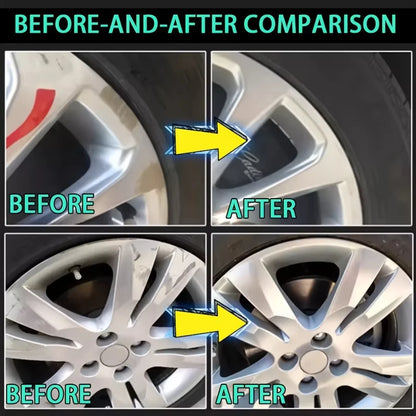 Car Wheel Hub Scratch Refurbishment Paste, Tire Rim Scratch Paint Repair Paste - Aluminum and Steel Rings Dent Restore Care/93x*