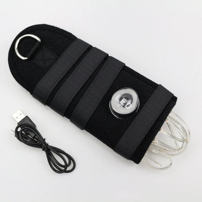 LED Horse Tail Trappings Night Riding Safe Equestrian Flashing Light Bar Harness Equipment Outdoor Sports Horse Tail Decor